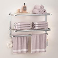 DDS-DUDES 3-Tier Towel Racks for Bathroom with Towel Bars Multilayer Hotel Towel