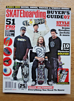 2007 Transworld Skateboarding Magazine Buyer's Guide Pro Set-Ups
