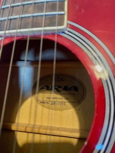 Aria AW-20rs acoustic guitar - Picture 2 of 13