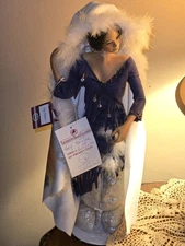 Rare New Ashton-Drake Doll Sky Painter Cindy McClure Porcelain Native American