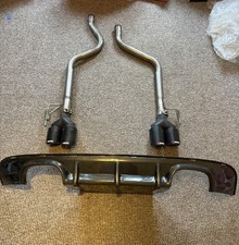 Jaguar XE X760 Road Legal Exhaust System Akrapovic End Cans And Carbon Splitter