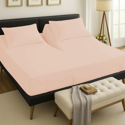Flex Top California King Size 100% Egyptian Cotton 1000TC - Split Top Sheets ...