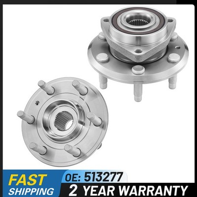 2PC Wheel Hub Bearings Fits 07-17 GMC Acadia 3.6L 07-10 Saturn Outlook 3.6L