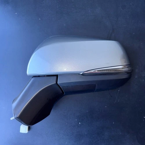 NEW SILVER drivers LH mirror fits 19-24 Toy Rav4 XLE & SE BSM/Signal