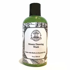 Money Drawing Wash 8oz Cash Success Wealth Prosperity Hoodoo Voodoo Wicca Pagan 
