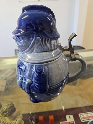 Rare Vintage Marzi Remy Figural Policeman Stein. - Picture 4 of 9