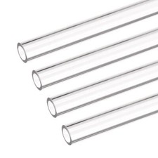 4pcs PETG Tubing Hard 10mm ID 14mm OD 50cm Length High Transparent Clear