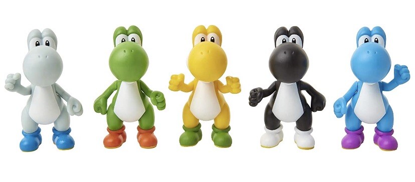 2019 JAKKS Pacific World of Nintendo 5-Figure Yoshi Multi-Pack | eBay
