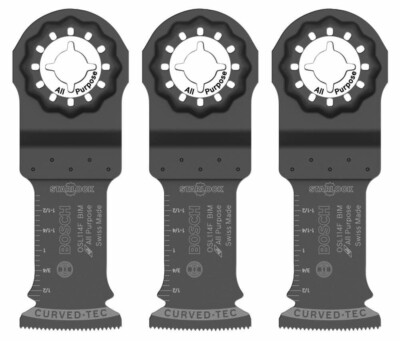 Bosch 1-1/4 in. Starlock Bi-Metal Plunge Cut Blade (3-Pack)