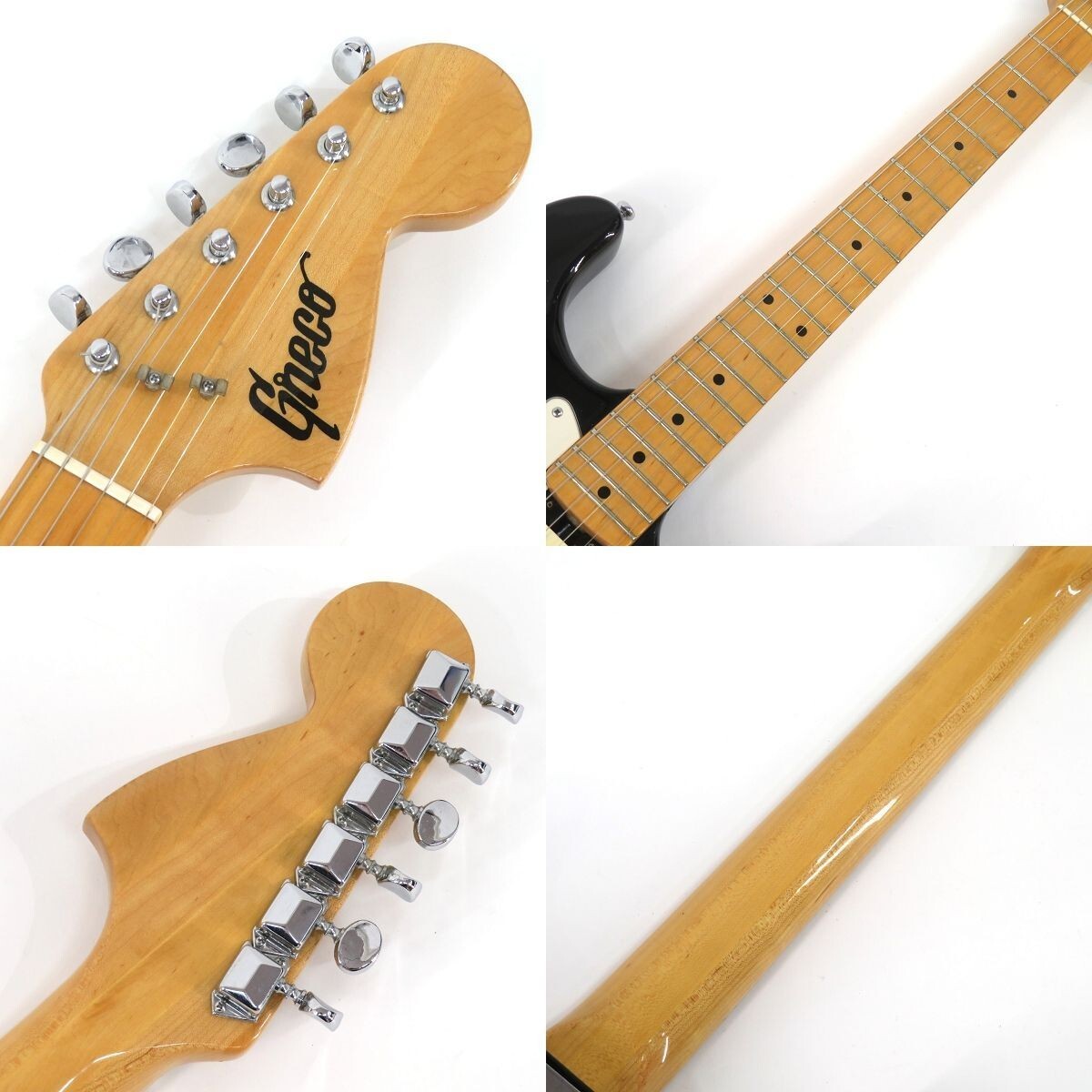 ストラトキャスター　グレコ　SE430S Greco SE430B Black Stratocaster Electric Guitar Used From