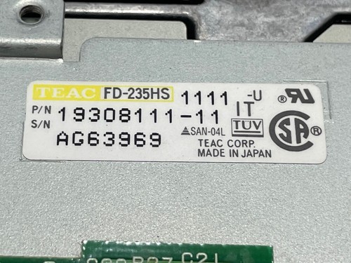 Disquette industrielle Teac FC-1 SCSI FD-235HS 1111 FD-235HF A700 193077A7 - Photo 3/5