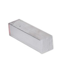 1/2" x 1/2" Aluminum Flat Bar, 6061 Square, 2 Inch Length, T6511, 0.5"