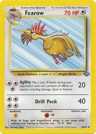 Shellder - 54/62 Fossil Unlimited Common Pokemon - NM