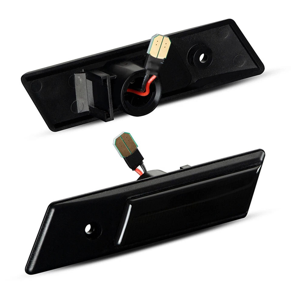 For 92-96 BMW E36 3-Series 318 328 325 Sequential LED Fender Side Marker Lights - Изображение 3 из 4