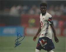 MLS All Star Whitecaps Alphonso Davies Autographed Signed 8x10 Photo COA #3