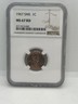 1967 SMS Lincoln Cent NGC MS 67 RD. #1167 Philadelphia Lincoln Memorial