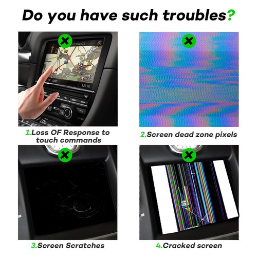 8.4" Touch Screen Digitizer for Jeep Grand Cherokee Uconnect 3C VP3 DJ084NA-01A - Picture 4 of 12