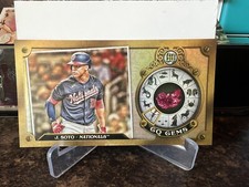 2022 Topps Gypsy Queen #GGM-29 Juan Soto Washington Nationals GQ Gems