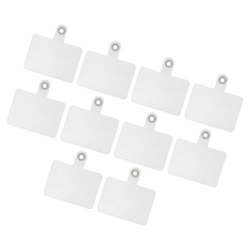 10x Phone Tabs Tether Patches Lanyard Hanging Loop Phone Transparent Accessories - Picture 3 of 16