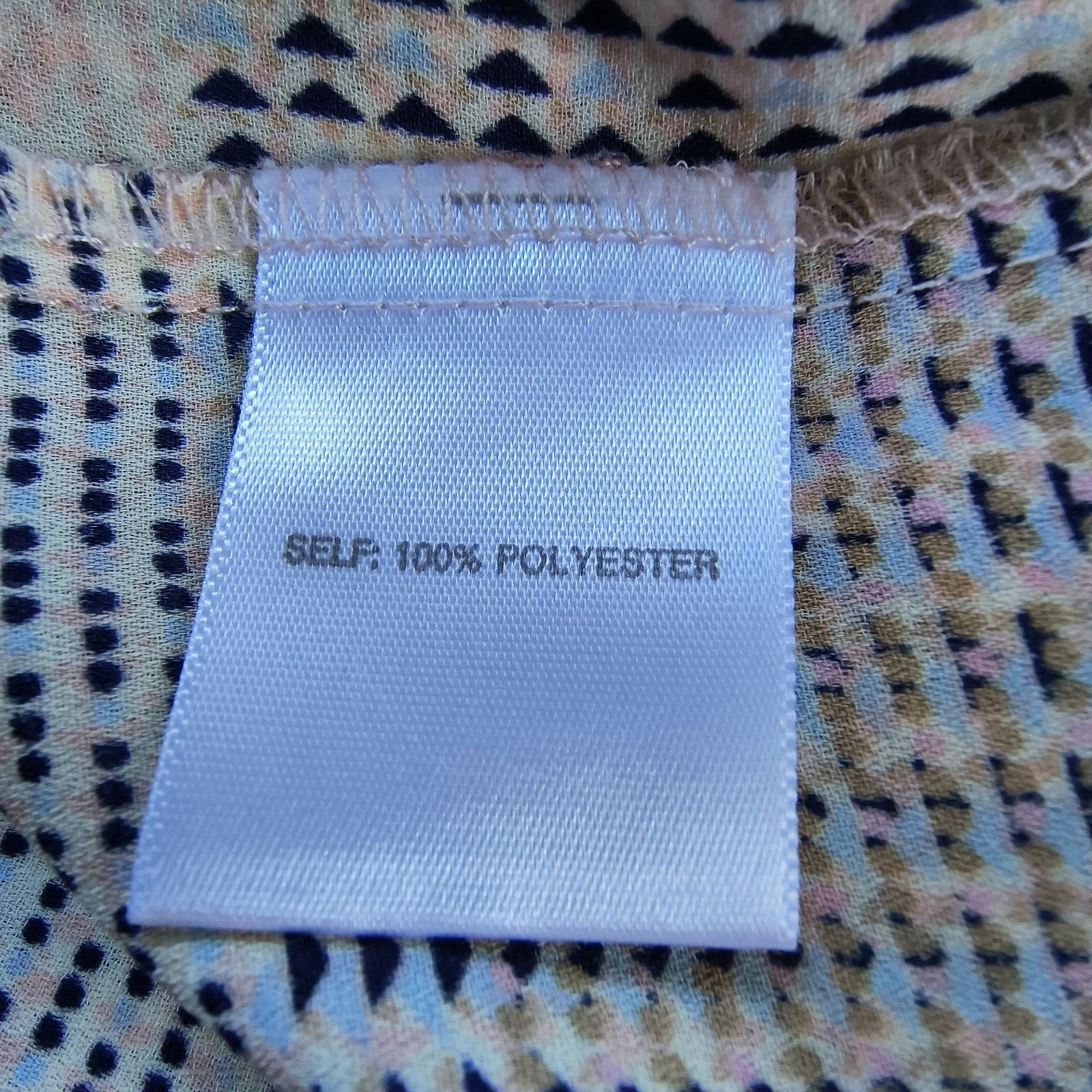 Rose & Olive Top 2X Patchwork Button Down Blouse … - image 18