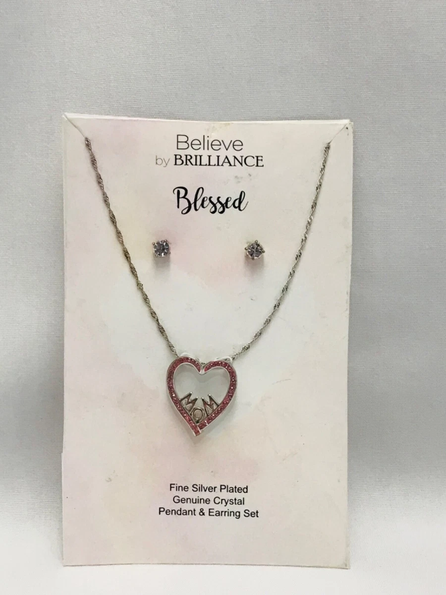 Believe by brilliance cheap heart necklace