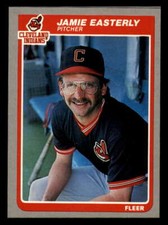 1985 Fleer #445 Jamie Easterly NM-MT Indians