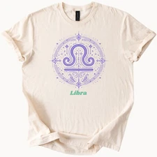 Libra T-Shirt Zodiac Astrology Sign Gift