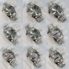   36MM 39MM Sapphire Glass Cover Watch Case Watch Band For NH35/NH36/4R/7S