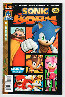 Sound Boom Graphics SONIC BOOM #11 Sega Graphics Variant Cover B Archie Comics 2015 Sega ...