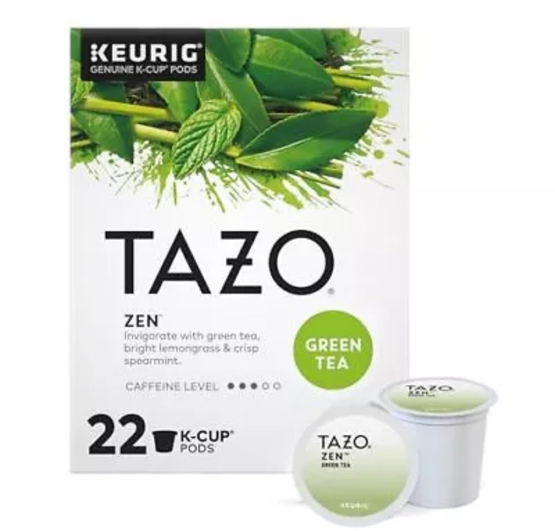 TAZO Green Tea K-Cup Pods ZEN, for Keurig Brewers 22 Pods New | eBay