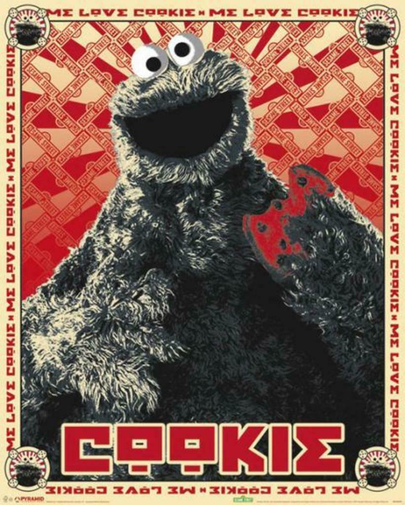 Sesame Street Cookie Monster Poster 16x20 inch for sale online | eBay