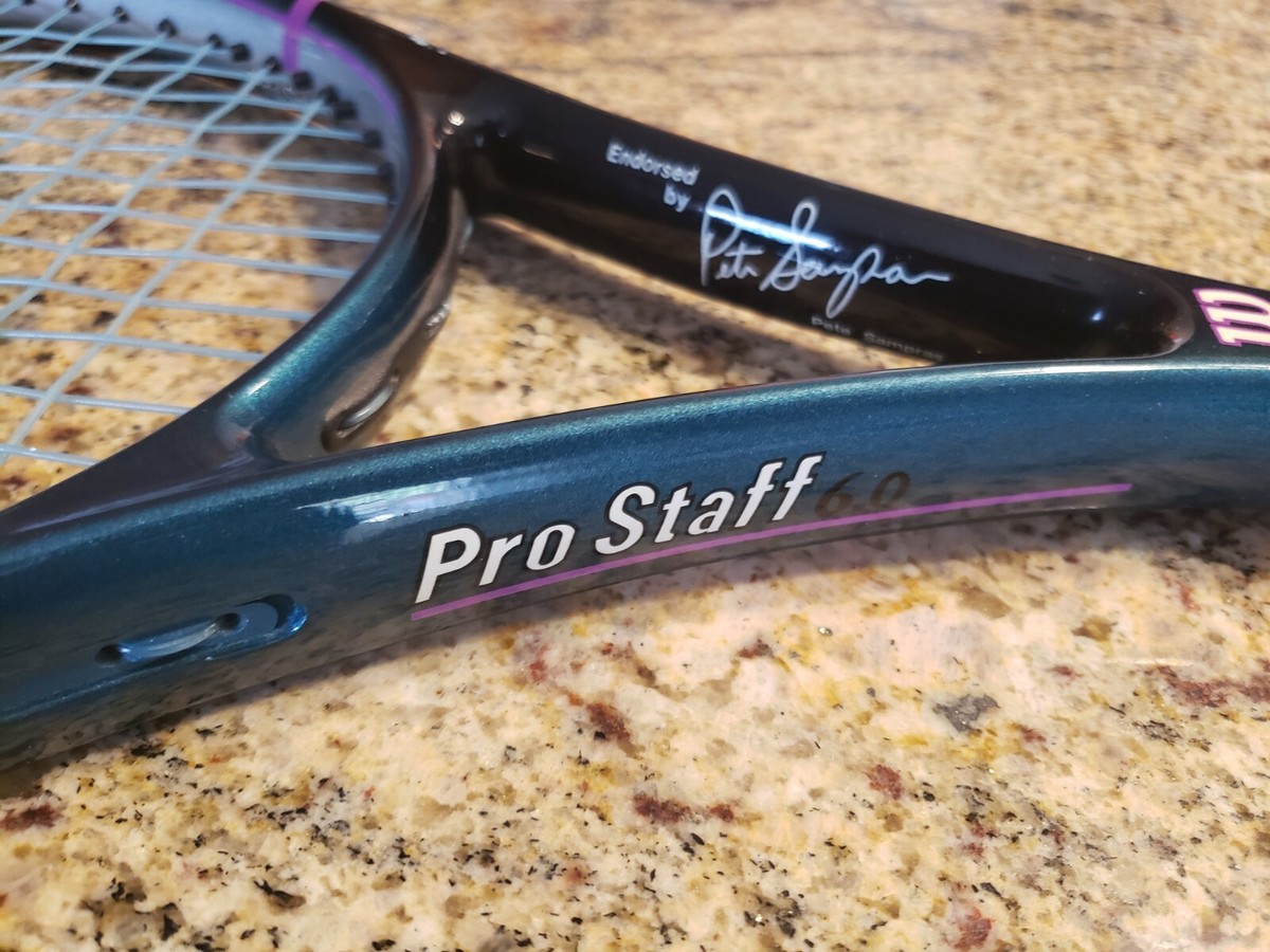 テニスラケットWilsom PRO STAFF【pete sampras】モデル Wilson Pro Staff 6.0 Tennis Racquet - Pete Sampras - 110 Sq