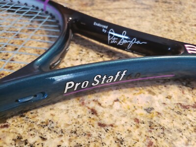 テニスラケットWilsom PRO STAFF【pete sampras】モデル ☆Wilson テニスラケット Pro Staff サンプラス85 - メルカリ
