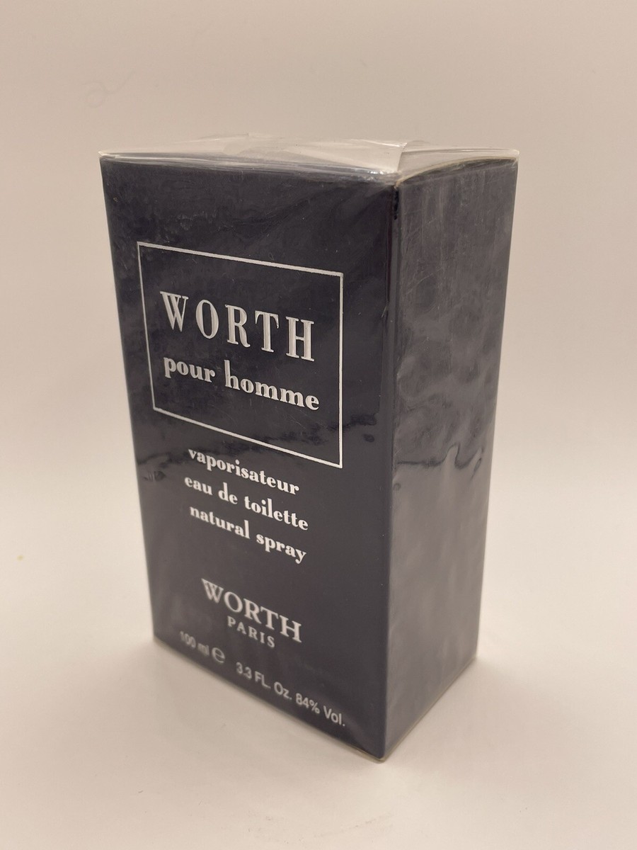 WORTH Pour Homme EDT Spray 3.3oz/100ml For Men Discontinued- NEW