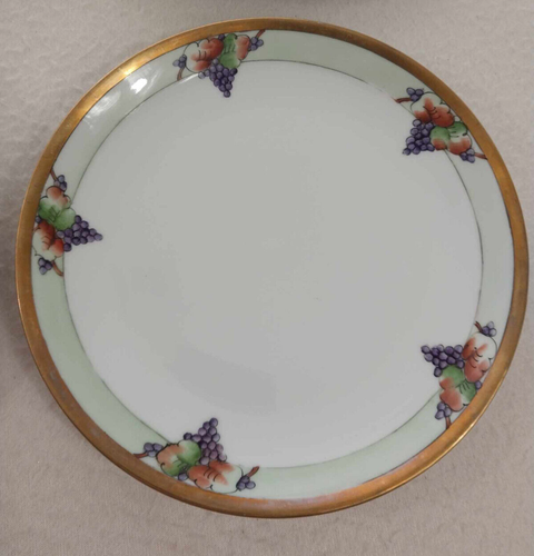 Vintage Set of 6 Hutschenreuther Selb Bavaria Dessert Plates Handpainted Gold - Picture 4 of 18