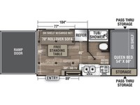 2022 Forest River Freedom Express 17BLSE