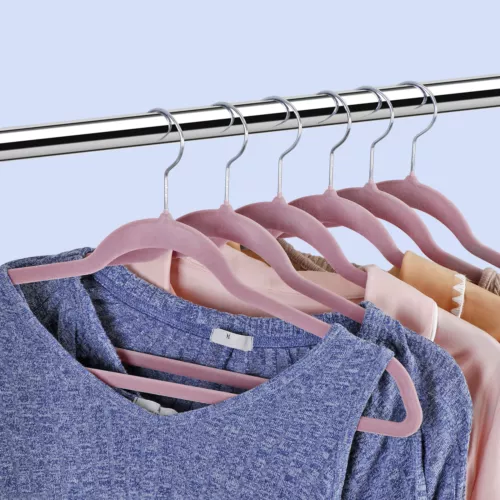 100 PCS Non-slip Clothes Hangers Suit Hangers Space Saving Home Organization - Picture 23 of 47