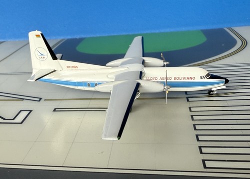 Lloyd Aereo Boliviano Fokker F-27-600 CP-2165 1980s 1:200 diecast Aeroclassics