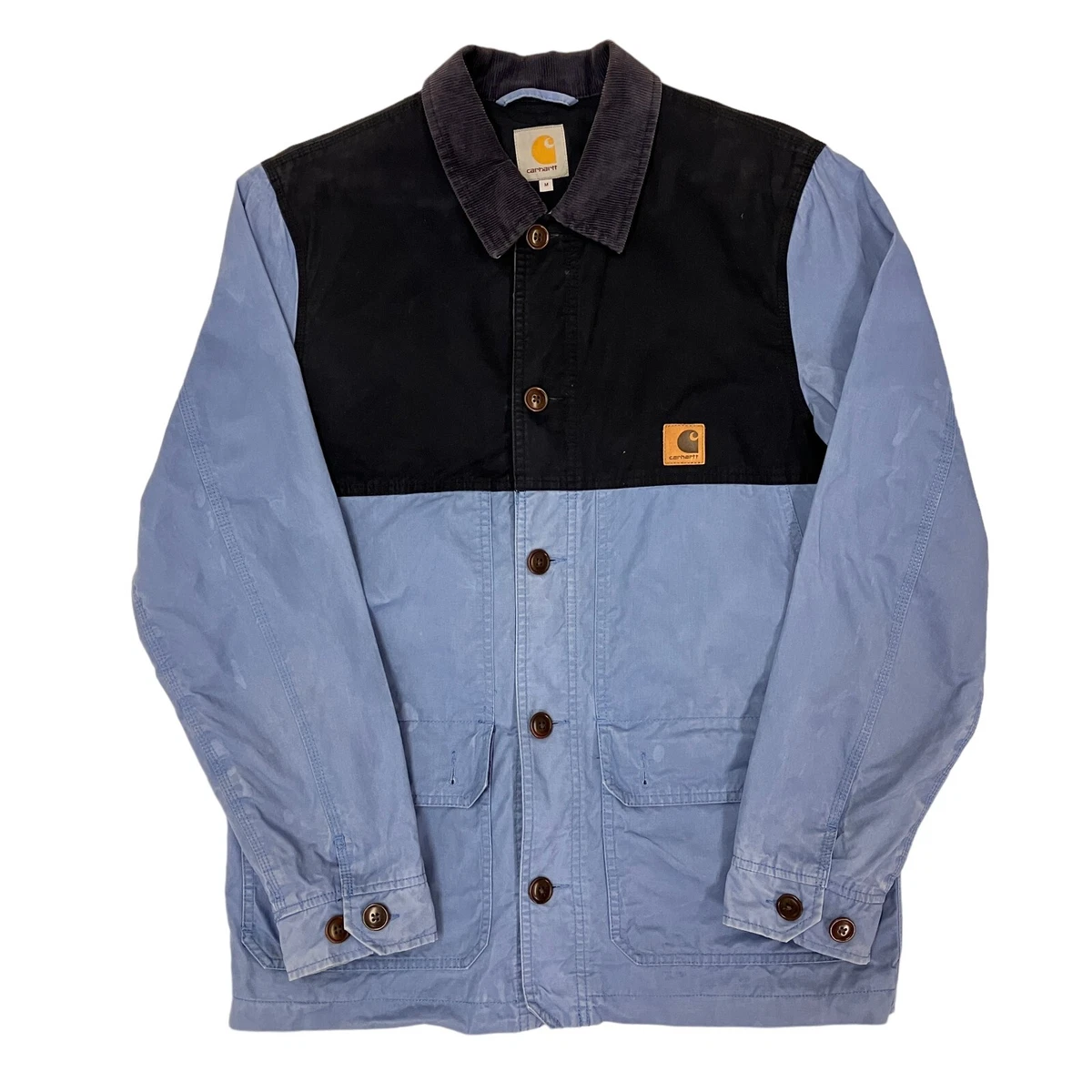 Carhartt button up best sale jacket