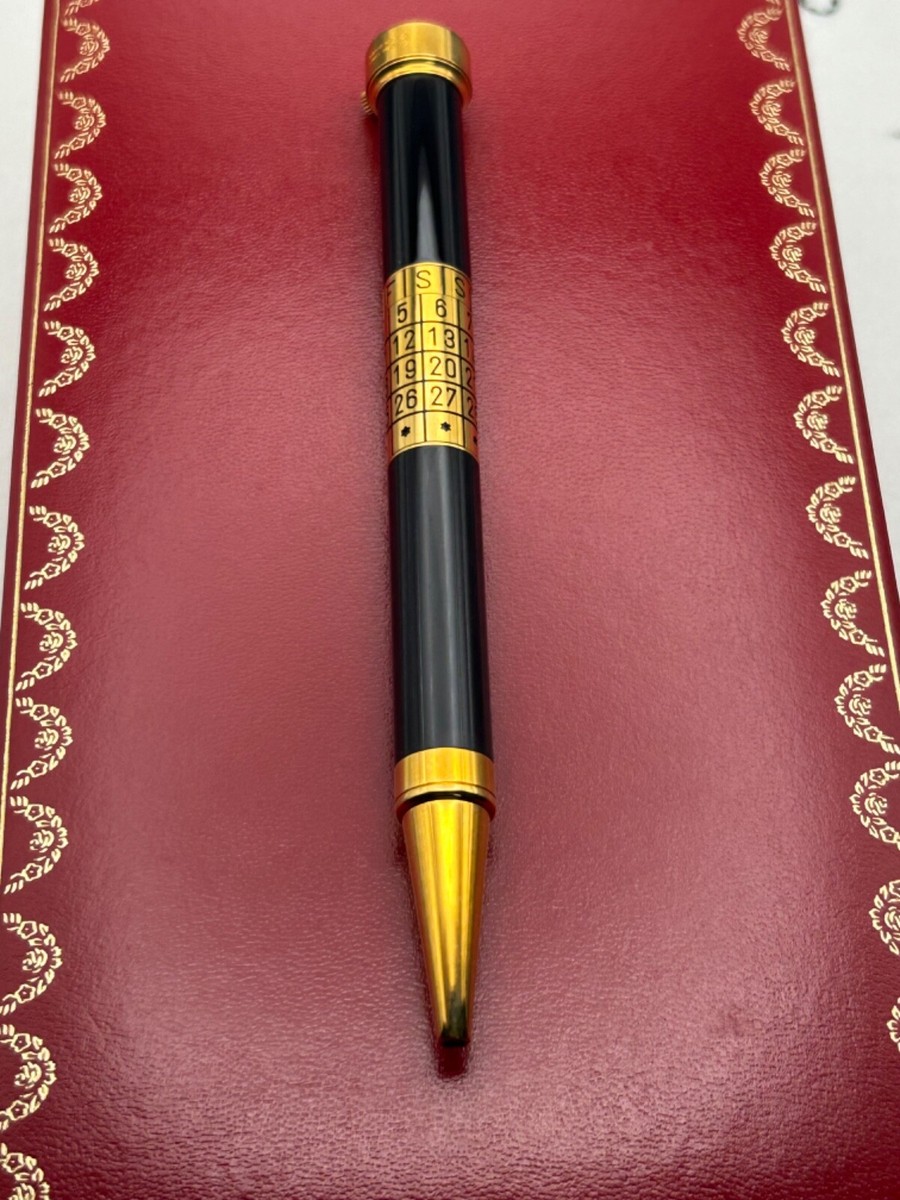 Cartier Perpatual Calendar Limited Edition 2000 Ballpoint Pen-New