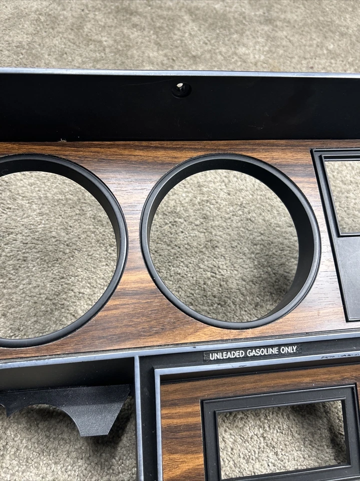 81-93 DODGE Ram D150 D250 Ramcharger Instrument Dash Bezel Trim Panel Woodgrain - Изображение 4 из 4