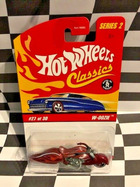Hot Wheels Classics Series 2 2006  #27 W-Oozie Motorcycle Red