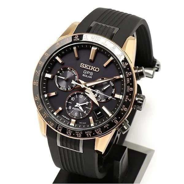 Seiko Astron 5X53 0AB0 SBXC006 Day Date Box Titanium Ceramic Solar
