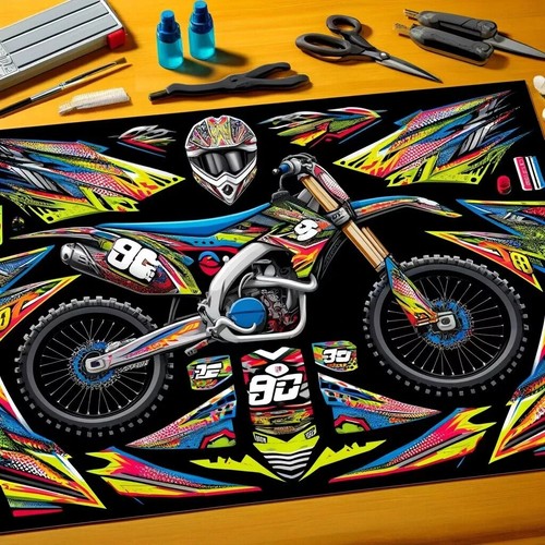 Polaris Predator 500 Grafik Full Decals Sticker Kit ATV - Bild 3 von 3