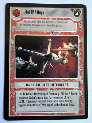 Star Wars CCG: End Of A Reign Tatooine Star Wars CCG FS Eligible Dollar Rare