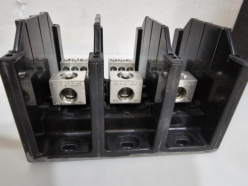 Eaton Bussmann 16321-3 Pwr Dist Block,175A,3P,600Vac,1P Primary - Picture 8 of 10