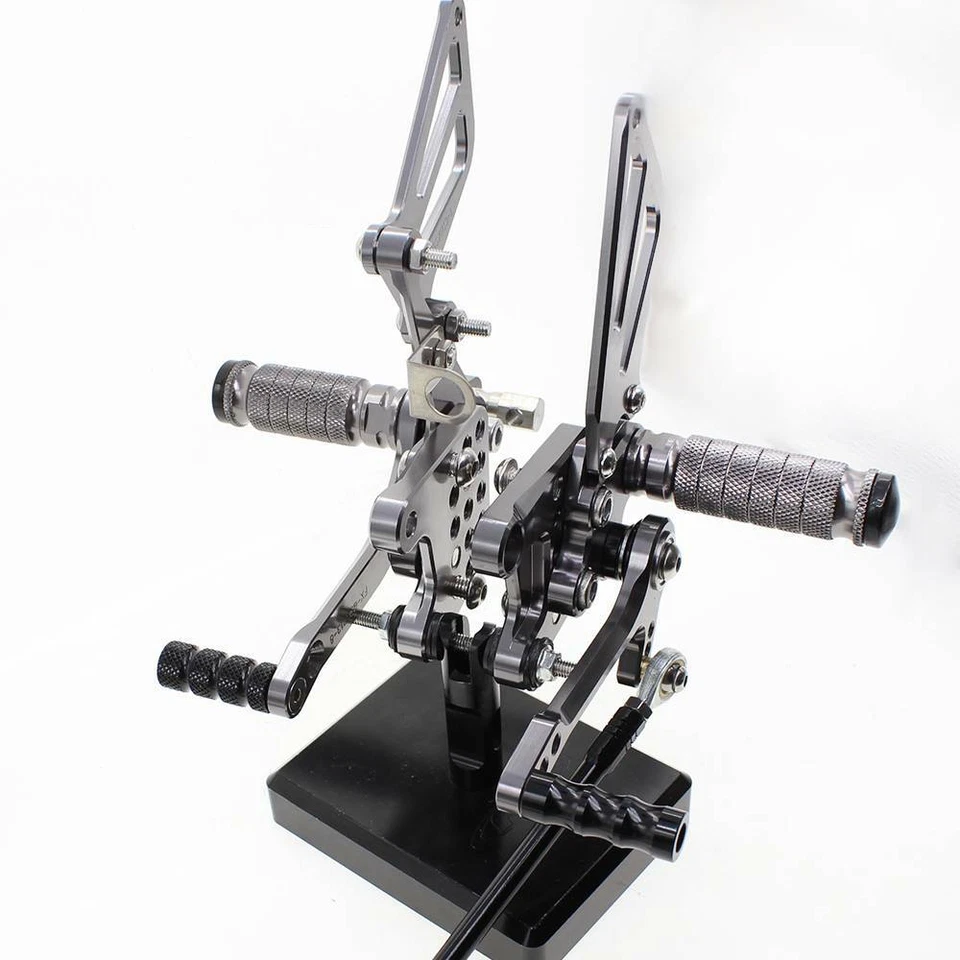 Juego de reposapiés trasero FXCNC CNC reposapiés para Suzuki SV650/SV650S SV1000/S 1998-2014 Foto 3 de 4