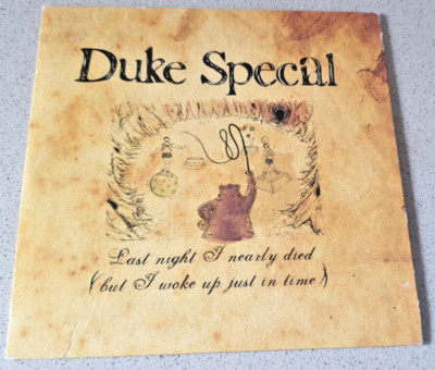 Duke Special - Last Night I Nearly Died (But I Woke Up Just In Time) CD Single 2006
