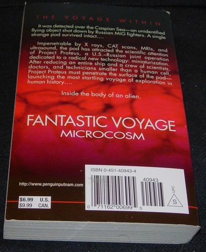 Fantastic Voyage,Microcosm,Kevin J. Anderson,1st paperback - Picture 2 of 3