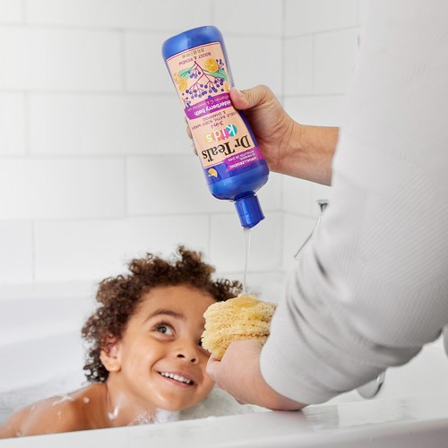 Dr Teal's Kids 3 in 1 Elderberry Bubble Bath Body Wash Shampoo 20 Fl Oz - Picture 7 of 12
